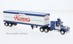 Brekina 85811 - H0 - Mack RS700 Koffer-Sattelzug Hamms